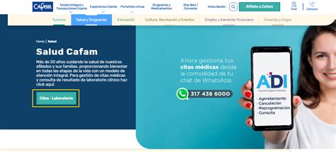 portal cafam citas|Login